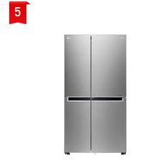 가정용 대형 냉장고 : LG전자 디오스 양문형 냉장고 샤이니퓨어 S833SS30 821L 방문설치