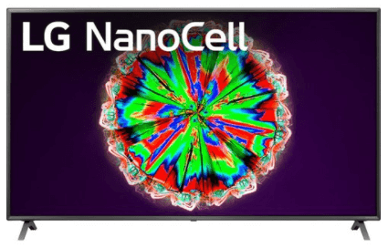 LG전자 나노셀 80 시리즈 2020 클래스 4K 스마트 UHD TV 75인치 AI 띵큐 75NANO80UNA, 스탠드