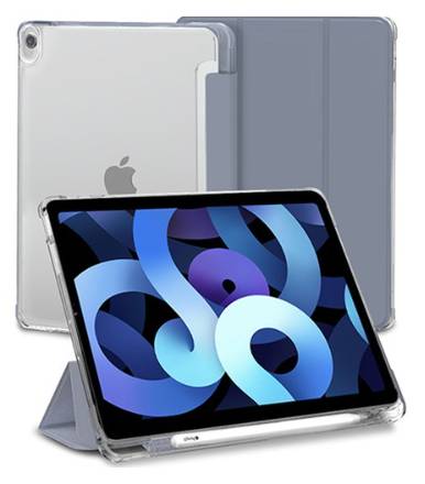 아이패드에어5 케이스 : 신지모루 클리어 애플펜슬 수납 태블릿PC 케이스