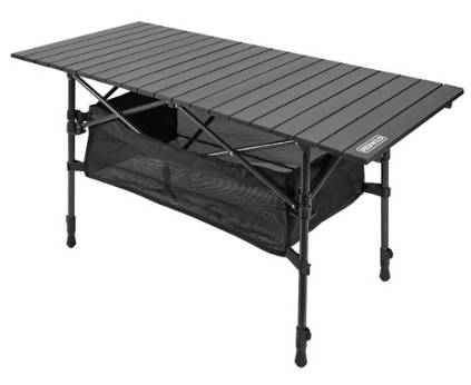 캠핑테이블 : 메이튼 레드와일드 높이조절 캠핑 롤 테이블, 블랙