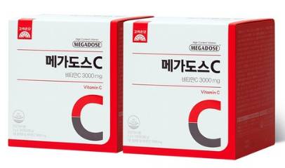 고함량비타민 : 고려은단 메가도스C 3000 100포, 3g, 2개