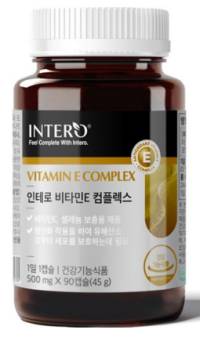 눈노화 보충제 : 인테로 비타민E 컴플렉스 45g, 90정, 1개