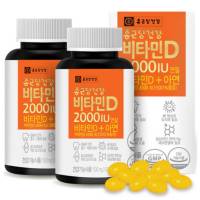 비타민D 결핍 증상 예방 : 종근당건강 비타민D 2000IU, 90정, 2개